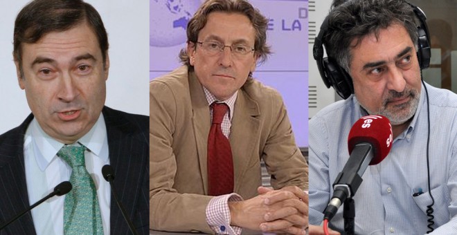 Pedro J, Hermann Tersch y Luis del Pino