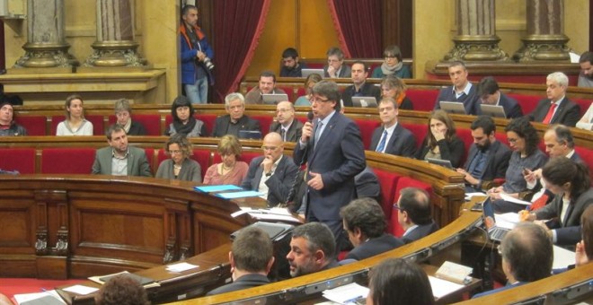 Puigdemont ofrece a Bruselas acoger hasta 4.500 refugiados en Catalunya./EUROPA PRESS