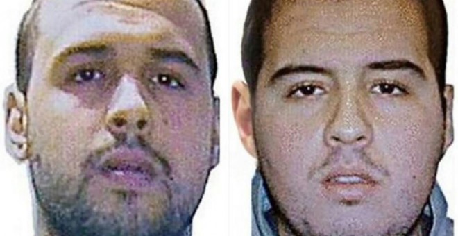 Imagen de los hermanos El Bakraoui difundida por Interpol. - AFP