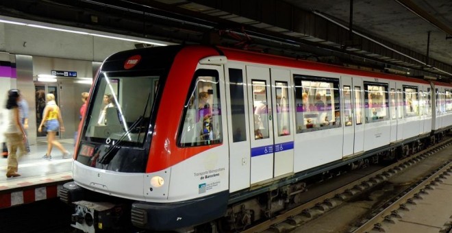 Imagen del metro de Barcelona.