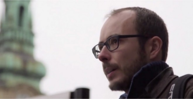 Antoine Deltour, en una captura de pantalla de un vídeo de Bloomberg.