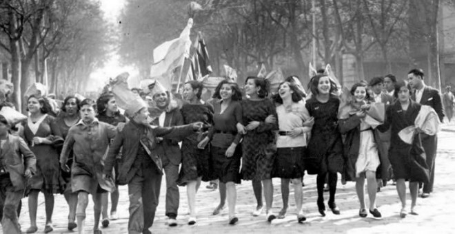 Imagen tomada en Madrid el 14 de abril de 1931, hace ahora 85 años