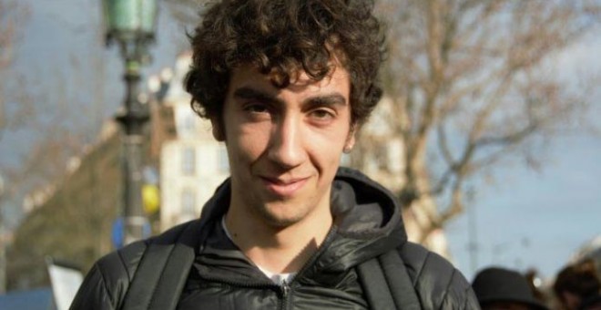 Arthur, estudiante de Sociología y promotor de Nuit Debout en París. /FOTO: Andrea Olea