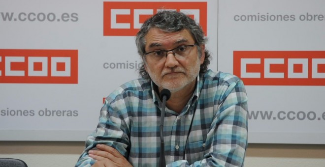 el secretario de Comunicación de CCOO, Fernando Lezcano, en una imagen de archivo.- EFE