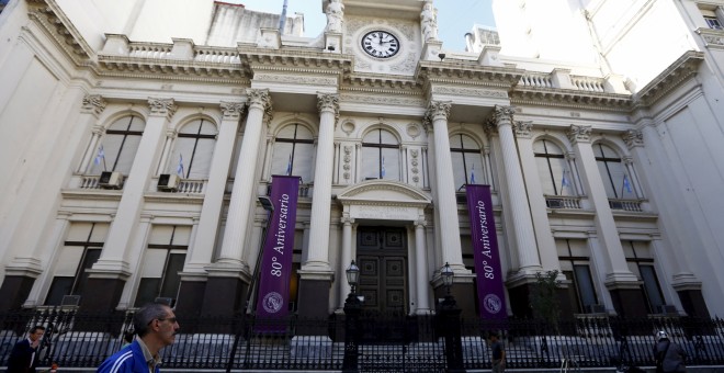 La sede del Banco Central de la República Argentina, en Buenos Aires. REUTERS/Enrique Marcarian