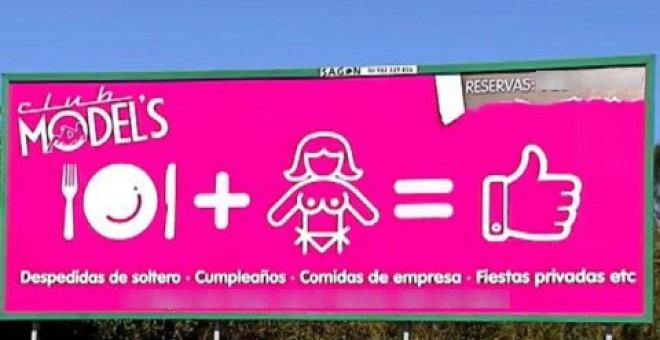 Un club de Lugo ha sido protagonista por su polémico anuncio en el que oferta comida seguida de sexo con una prostituta como si fuera un plato extra más.