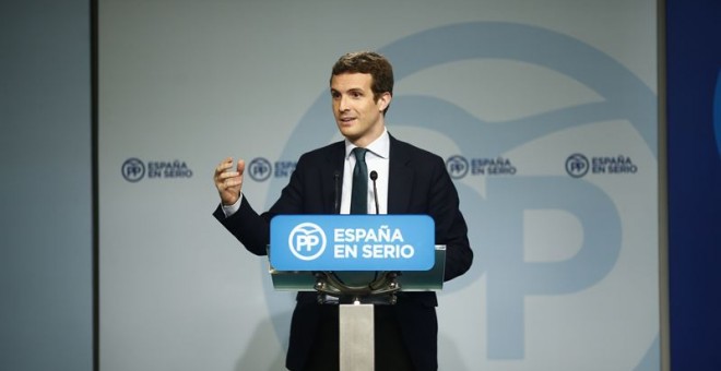 El vicesecretario de Comunicación del Partido Popular, Pablo Casado. / EP