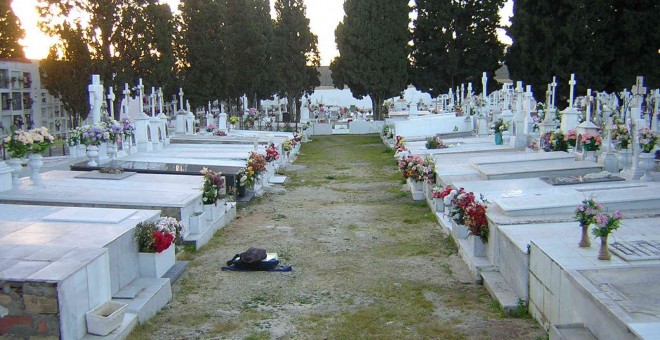 Vista parcial del cementerio municipal de El Puerto de Santa María.