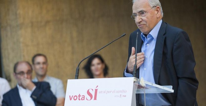 El presidente de la Fundación Pablo Iglesias y exvicepresidente del Gobierno, Alfonso Guerra. - EFE