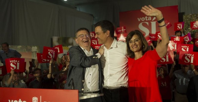 El candidato de los socialistas a la Presidencia del Gobierno, Pedro Sánchez. EP