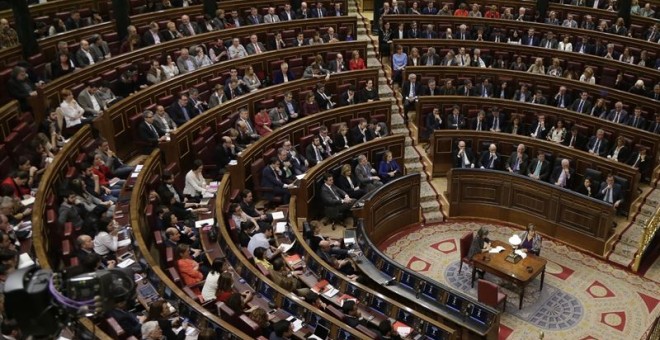 Vista del Pleno del Congreso de los Diputados. E.P.