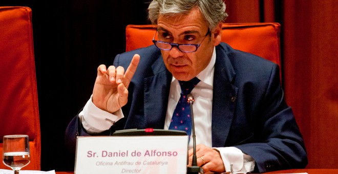 Daniel de Alfonso, durante su comparecencia ante los diputados del Parlament de Catalunya. GUILLEM SANS
