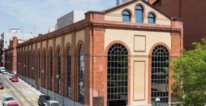 Fachada exterior del campus Google en Madrid.