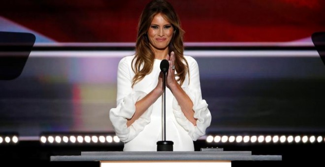 La esposa del candidato presidencial republicano Donald Trump, Melania Trump. - EFE