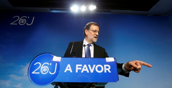 El candidato del Partido Popular, Mariano Rajoy. REUTERS
