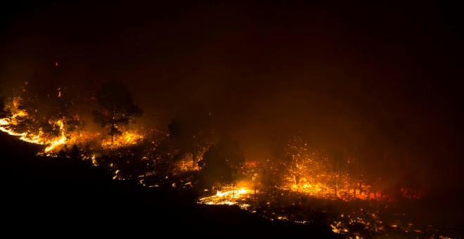 El incendio de la Palma ha afecta a más de 4.000 hectáreas. REUTERS/Borja Suarez