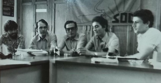 Miembros históricos del SOC con Diego Cañamero en la imagen (2)