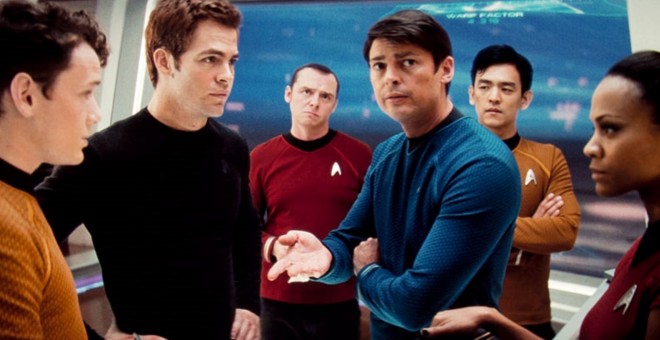 Los protagonistas de la serie 'Star Trek' para el cine producida por J.J. Abrams