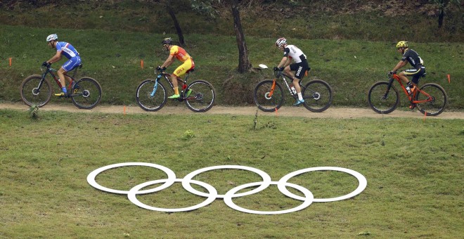 Momento de la prueba de moutain bike en Río 2016. /REUTERS