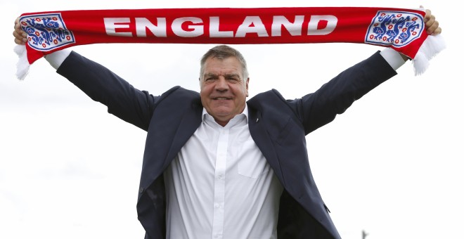 El seleccionador inglés, Sam Allardyce, el día de su presentación en julio. /REUTERS