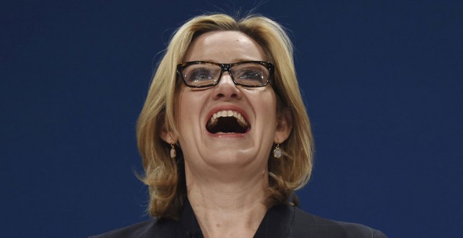 La ministra británica de Interior Amber Rudd. EFE