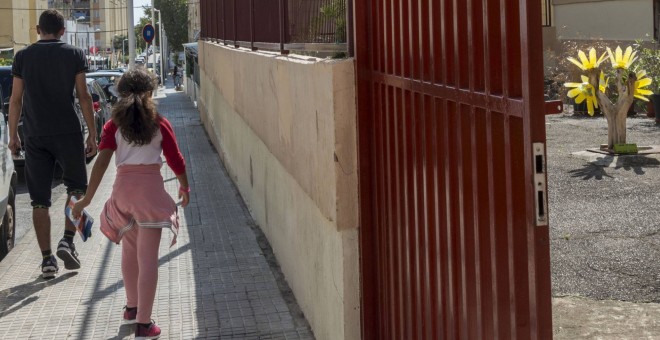 Imagen del colegio público de Palma, donde el pasado miércoles una niña de 8 años fue agredida.EFE