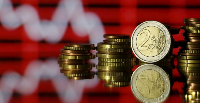 Monedas de euros. / REUTERS
