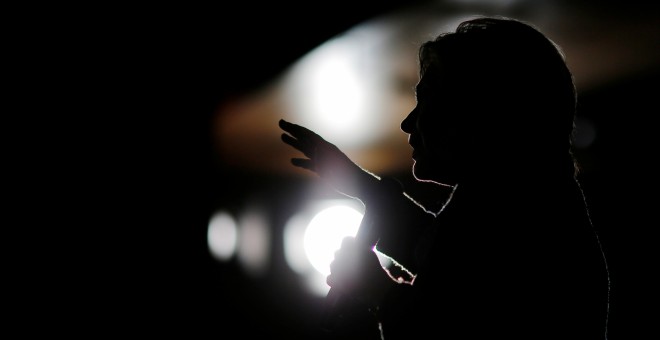 Hillary Clinton en la campaña en Iowa, EEUU. / REUTERS