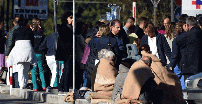 Víctimas del terremoto en el centro de Italia.- REUTERS