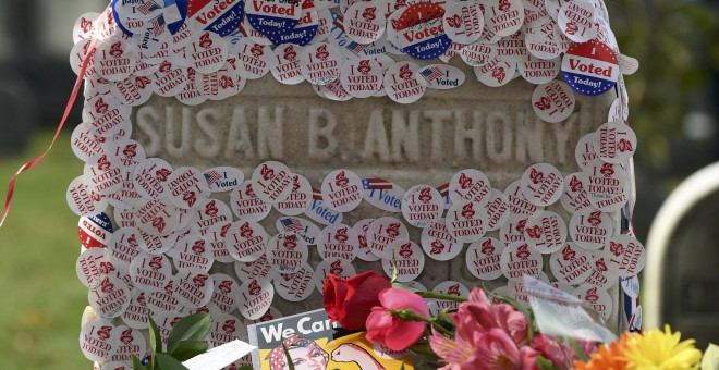 La tumba de Susan B. Anthonhy, líder del movimiento sufragista en Estados Unidos. / REUTERS