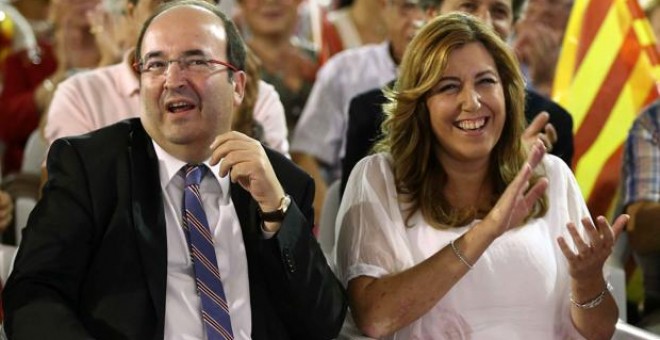 Susana Díaz ganará poder en el partido si el PSC sale del órgano del PSOE / EFE