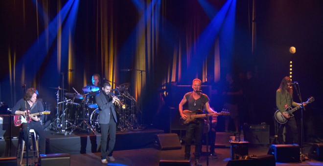 Sting, durante su concierto en la sala Bataclan de Paris. REUTERS