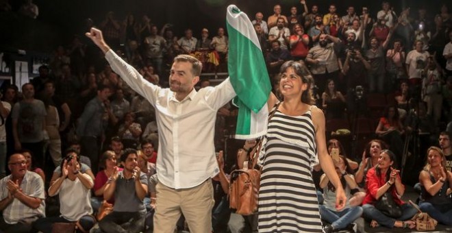 Teresa Rodríguez y Antonio Maíllo, en una imagen de archivo. EP