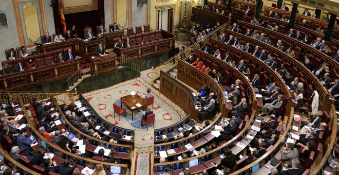 Una sesión del Pleno del Congreso de los Diputados