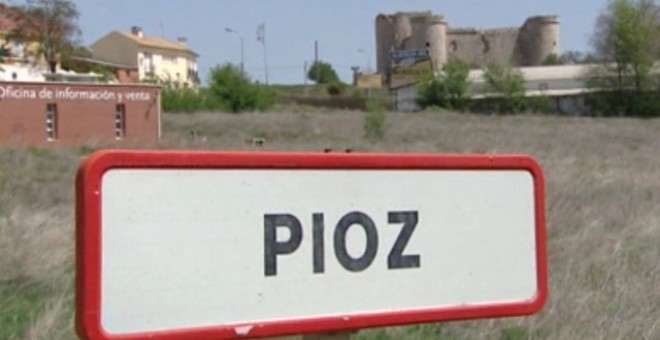Uno de los accesos a la localidad de Pioz