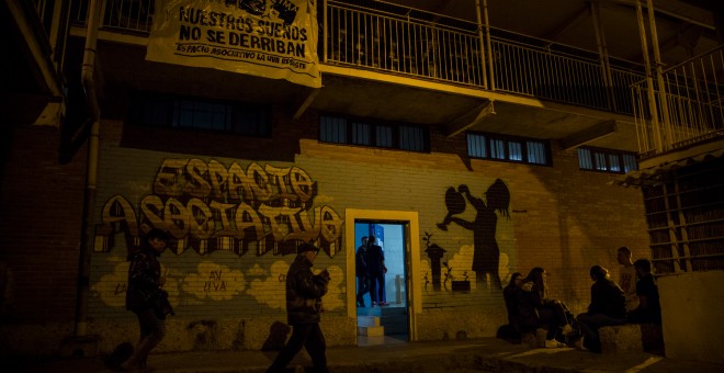 La fachada del local donde está la escuela de boxeo.