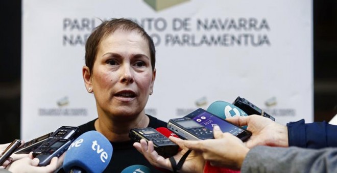 La presidenta del Gobierno de Navarra, Uxue Barkos. EFE/Jesús Diges