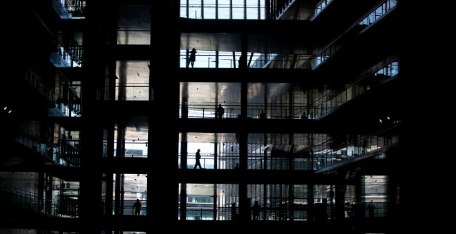 Interior de la sede de la eléctrica Endesa en Madrid. REUTERS/Andrea Comas