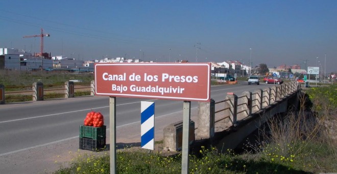 Señalización del canal de presos