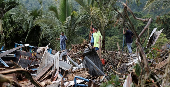 Así han quedado algunas zonas de Bijagua de Upala, Costa Rica. REUTERS/ Juan Cordero
