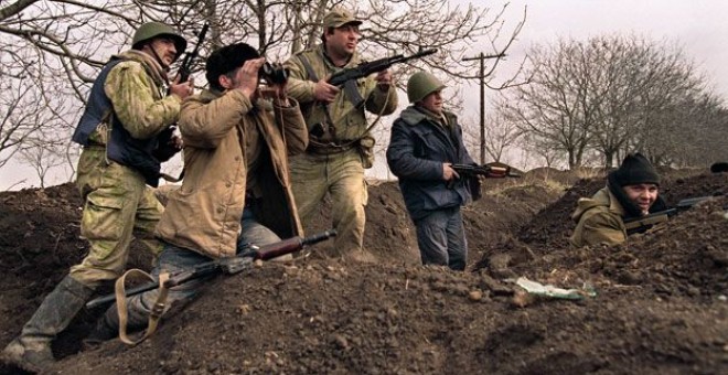 Las luchas entre prorrusos transnistrios y Moldavos en 1992 dejaron cientos de muertos. / AFP