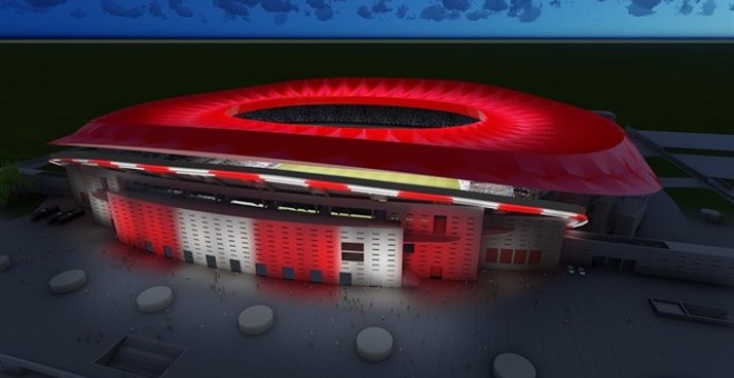 Wanda Metropolitano, nombre del nuevo estadio del Atlético de Madrid. EUROPA PRESS