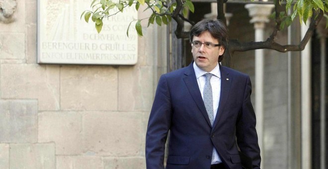 El presidente de la Generalitat, Carles Puigdemont, reta al Constitucional / EFE