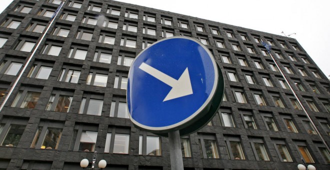 Edificio del Banco Central de Suecia (Riskbank), en Estocolmo. REUTERS