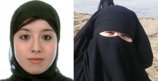 Las dos mujeres de nacionalidad española pertenecientes a Daesh y detenidas en Turquía cuando viajaban hacia Europa junto con los hijos de ambas. Europa Press