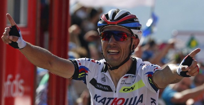 Joaquim Rodríguez, una de les cares més conegudes dels esportistes residents a Andorra. Javier Lizón / EFE