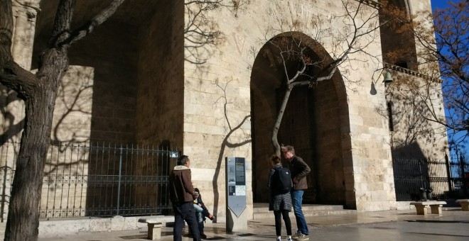 Les Torres de Serrans són una de les parades de la ruta 'València en la memòria'. LAURA L. DAVID