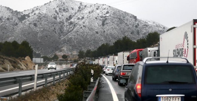 Carreteras afectadas por la nieve / EFE