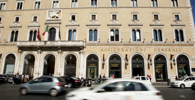 La sede de la aseguradora italiana Assicurazioni Generali en el centro de Roma. REUTERS/Remo Casilli