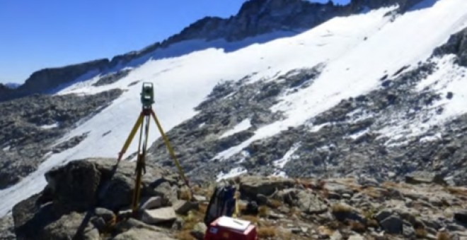 Imagen del glaciar de La Maladeta